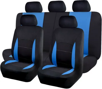 Produktbild von SB627 - Sitzbezug Set, für Fahrzeuge mit oder ohne Seitenairbag, Schwarz, Blau