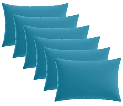 Productafbeelding van vidaXL Kussenhoezen, 6 stuks, HEMELBLAUW, 50 x 70 cm, polyester