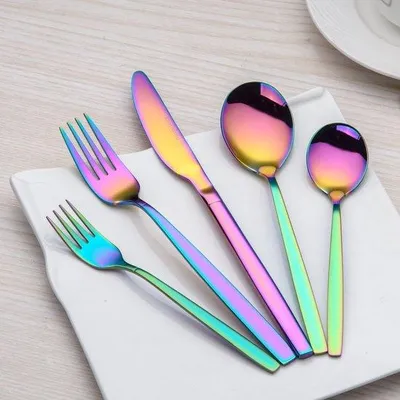 Produktbild von Edelstahlbesteck-Set, 30-teilig, stabil
