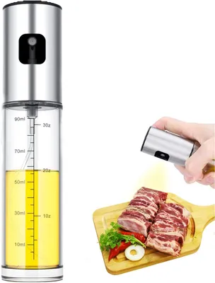 Produktbild von Ölsprüher zum Kochen,100ml Olivenölsprüher,Ölsprüher für Fritteuse, Salat,BBQ,Braten