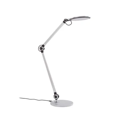 Produktbild von Lindby LED-Tischleuchte Nyxaris, silber, Metall, CCT, 50 cm