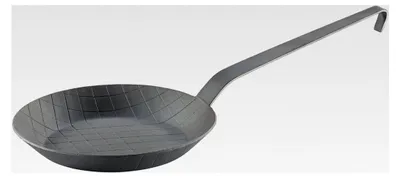 Produktbild von Grillpfanne: Kaltgeschmiedete Bratpfanne mit Rautenprägung, Ø 20 cm, 2,9 cm hoch