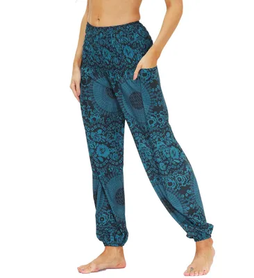 Productafbeelding van Harem Pants voor Dames met Zakken - Yoga Broek in Y Pattern 09
