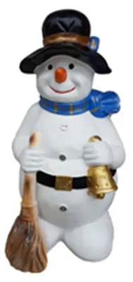 Produktbild von Schneemann Figur Statue Deko Figuren Deko Skulptur 68cm Winter Neu Statuen Neu