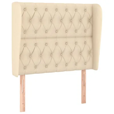 Produktbild von VidaXL 3118287, Cremefarben, Polyester, Holz, 1030 mm, 118 cm, 128 cm, 230 mm