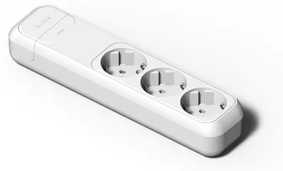 Produktbild von FAMATEL 3-fach Steckdosenleiste mit Erdung 3680W 16A 250V Weiß
