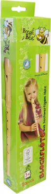 Imagen del producto de Flauta dulce de madera, estilo barroco, 32 cm, instrumento musical para niños