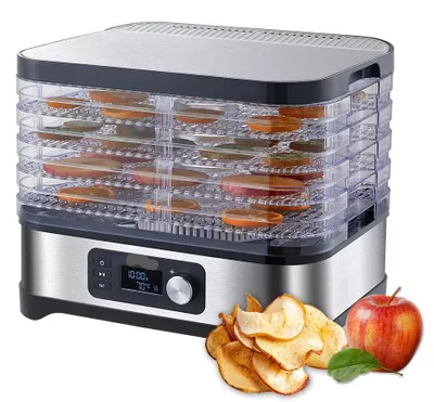 Immagine prodotto di Essiccatore di alimenti - Deidratatore - Forno essiccatore - Essiccatore per alimenti - 5 vassoi