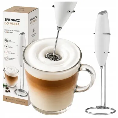 Produktbild von Milchaufschäumer Elektrisch Kabellos Handaufschäumer Milchschäumer Kaffee Rührgerät
