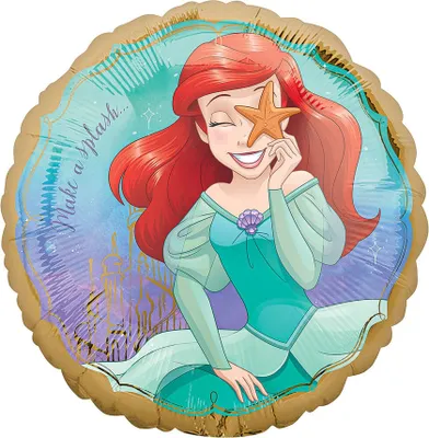 Produktbild von Arielle die Meerjungfrau Aluminiumballon 43 cm -
