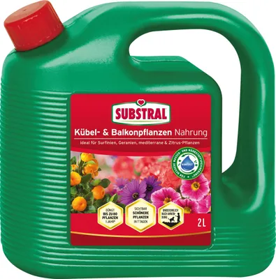 Produktbild von Substral Kübel- und Balkonpflanzen-Nahrung - 2 Liter