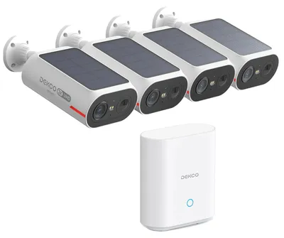 Produktbild von Solar-Kamerasystem, Drahtlose Konnektivität, Echtzeitüberwachung, Beige