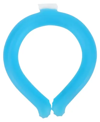Produktbild von Nackenkühler, tragbar, freihändig, langlebig, wiederverwendbarer Kühlring für Sommerhitze, Blau
