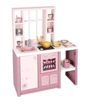 Produktbild von Smoby Spielküche Loft Fleur mit 27 Zubehörteilen, für Kinder ab 3 Jahren