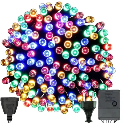 Immagine prodotto di Verk 26213 Luci di Natale 300 LED, 8 programmi, 21,7 m, multicolore