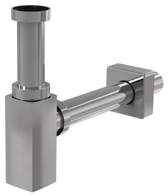 Immagine prodotto di AlcaDrain Design Siphon 1 1/4" kantig, Ganzmetall