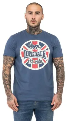 Produktbild von Lonsdale Lunklet Kurzarm-t-shirt Blau M Mann Blau M