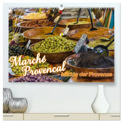 Produktbild von Marché Provencal - Märkte der Provence (hochwertiger Premium Wandkalender 2027 DIN A2 quer), Kunstdruck in Hochglanz