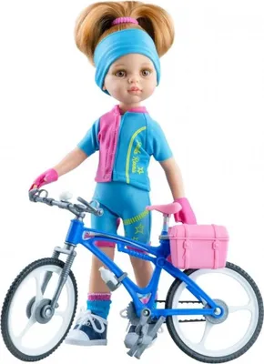 Obrázok produktu pre Bábika Paola Reina Amigas Dasha bicykel 32cm - módna bábika s doplnkami
