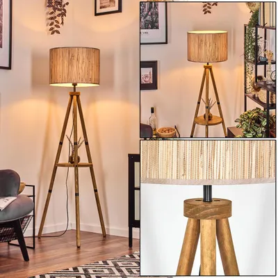 Produktbild von Arenabianca Stehlampe aus Holz/Seegras in Naturfarben