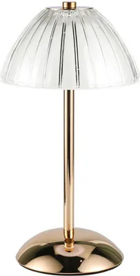 Produktbild von 2er-Set Moderne wiederaufladbare kabellose Tischlampe, dimmbare Touch-LED-Nachttischlampe, tragbare goldene Tischlampe für drinnen und draußen, 3 Farbtemperaturen []