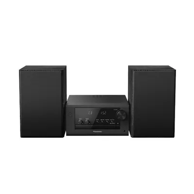 Produktbild von Panasonic SC-PM702, Heim-Audio-Mikrosystem, Schwarz, 1 Disks, 80 W, 2-Wege, 10 cm