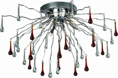 Produktbild von Massive Deckenleuchte 372951110, 8 Glühbirne(n), Halogen, G4, 3000 K, IP20, Chrom