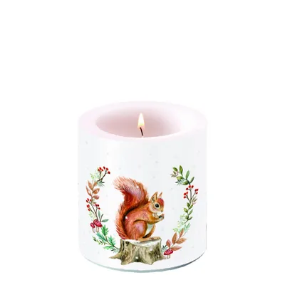 Produktbild von Kerze klein – Candle small – Format: Ø 7,5 cm x 9 cm – Brenndauer: 35