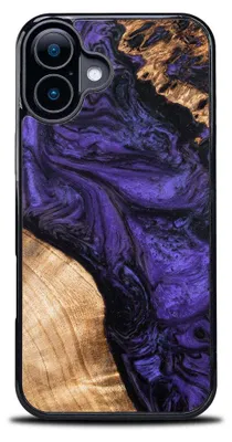 Immagine prodotto di Custodia in legno per iPhone 16, Bewood Unique Violet