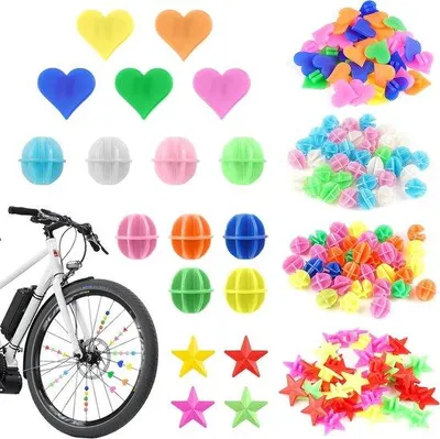 Obrázok produktu pre Farebné ozdoby na špice bicyklov pre detské a pretekárske bicykle
