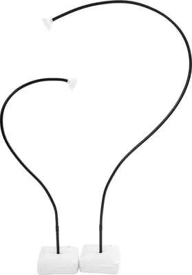 Produktbild von Ballonbogen Set - Wiederverwendbarer Ballonständer - Verstellbar 1,5–2,5 m - Mit Wasserbasis - Mit Clips und Pumpe - Für Geburtstag Hochzeit Party - Schwarz
