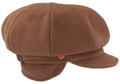 Mayser 8-teilige Ballonmütze Camilla Plus mit Ohrenklappen in beige