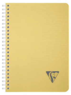 Immagine prodotto di Clairefontaine 327502C Clairefontaine LINICOLOR quaderno a spirale, DIN A5, giallo paglierino