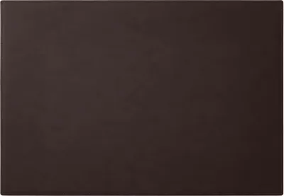 Produktbild von Schreibtischunterlage Leder Dunkel Braun cm 65x45 - Eckige Ecken - Handwerkliche Nähte - Hergestellt in Italien