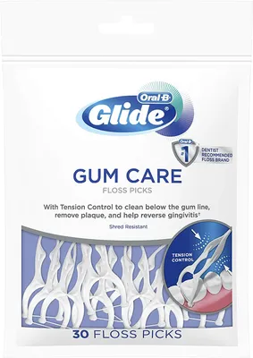 Image de Oral-B Glide Gum Care Floss Picks 30 pièces