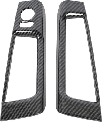 Obrázek produktu pro Vnitřní dveře Organizér úložného prostoru Kryt Trims Vnitřní dveře Úložný box Rám Trim Pro Abarth 595 LHD 2007?2024 Carbon Fiber Look