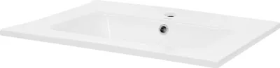 Produktbild von LuxeBath Waschbecken Aufsatzwaschbecken Eckig, 61x46x16,5 cm, Weiß, aus Keramik
