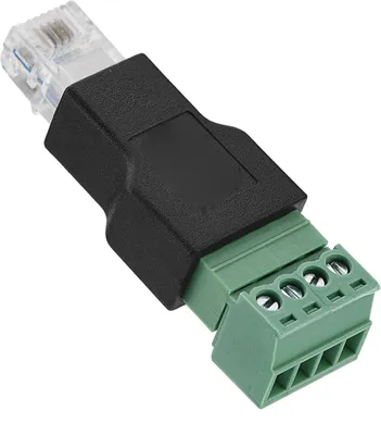 Obrázek produktu pro Ethernetový konektor RJ11 6P4C samec na 4kolíkový šroubovací konektor