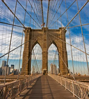 Produktbild von Fototapete - Brooklyn Bridge 225x250cm - Vliestapete