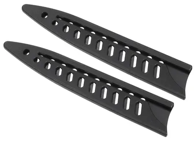 PP Messerschutz für 5-Zoll-Küchenmesser, 2 Stück, schwarz
