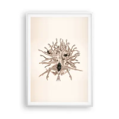 Produktbild von Gerahmtes Poster - Weißer Rahmen - Modern Stück Ballett - 70x100 cm - Wand Bild - Wanddeko - Wandbilder - Kunstposter - Wandposter - Bilderrahmen - Bilder - Kunstdruck - P2WPA70x100-4636
