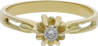 Produktbild von Ring Gold 585 Brillant JL30-07-2848 JuwelmaLux Größe 52