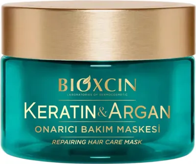 Produktbild von Bioxcin Keratin & Argan Haarmaske 225 ml – Intensiv Reparatur
