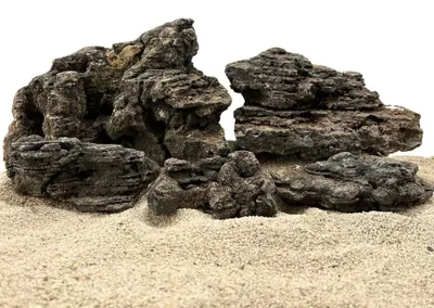 Produktbild von Aquarium Natursteine Cliff Rock 1 Stück Gr. L 1,3-1,7 kg Aquascaping Steine