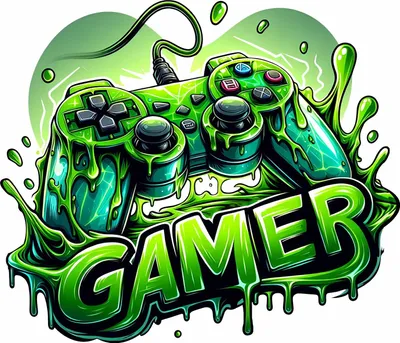 Produktbild von 259 Wandtattoo Gamer -  Größe 500 x 500 mm