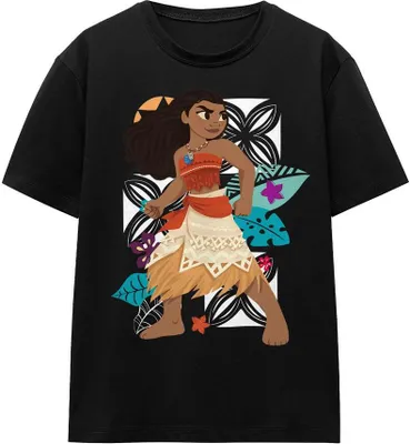 Immagine prodotto di Moana - Maglietta "Ready For Adventure" per uomo/donna unisex TV17149 (S) (Nero)