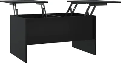Produktbild von vidaXL Couchtisch Schwarz 80x50x42,5 cm Holzwerkstoff
