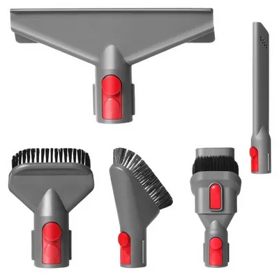 Produktbild von Staubsauger Zubehör-Set 5 Stück für Dyson V7 V8 V10 V11 V15 | 3 Bürstenköpfe 2 Düsen