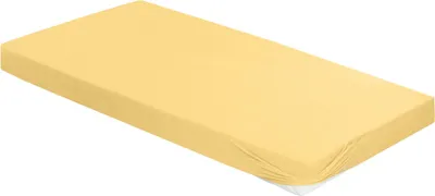 Produktbild von Irisette Mako-Jersey Spannbetttuch Jupiter 0008  Farbe honig Größe  100 x 200 cm