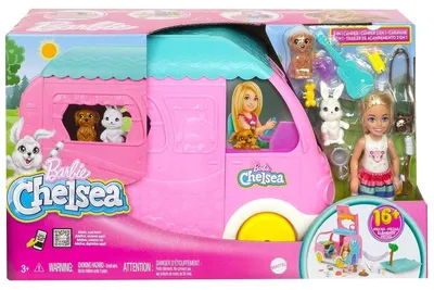 Zdjęcie produktu dla Barbie Chelsea HNH90, Lalka modowa, Damski, 3 lat(a), Dziewczyna, 190 mm, 794 g